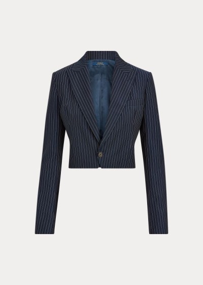 Women's Polo Ralph Lauren Cropped Wool Blazers | 261954OFV